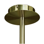 M8011/1 Sphere Semi Flush 3 Light G9 Antique Brass