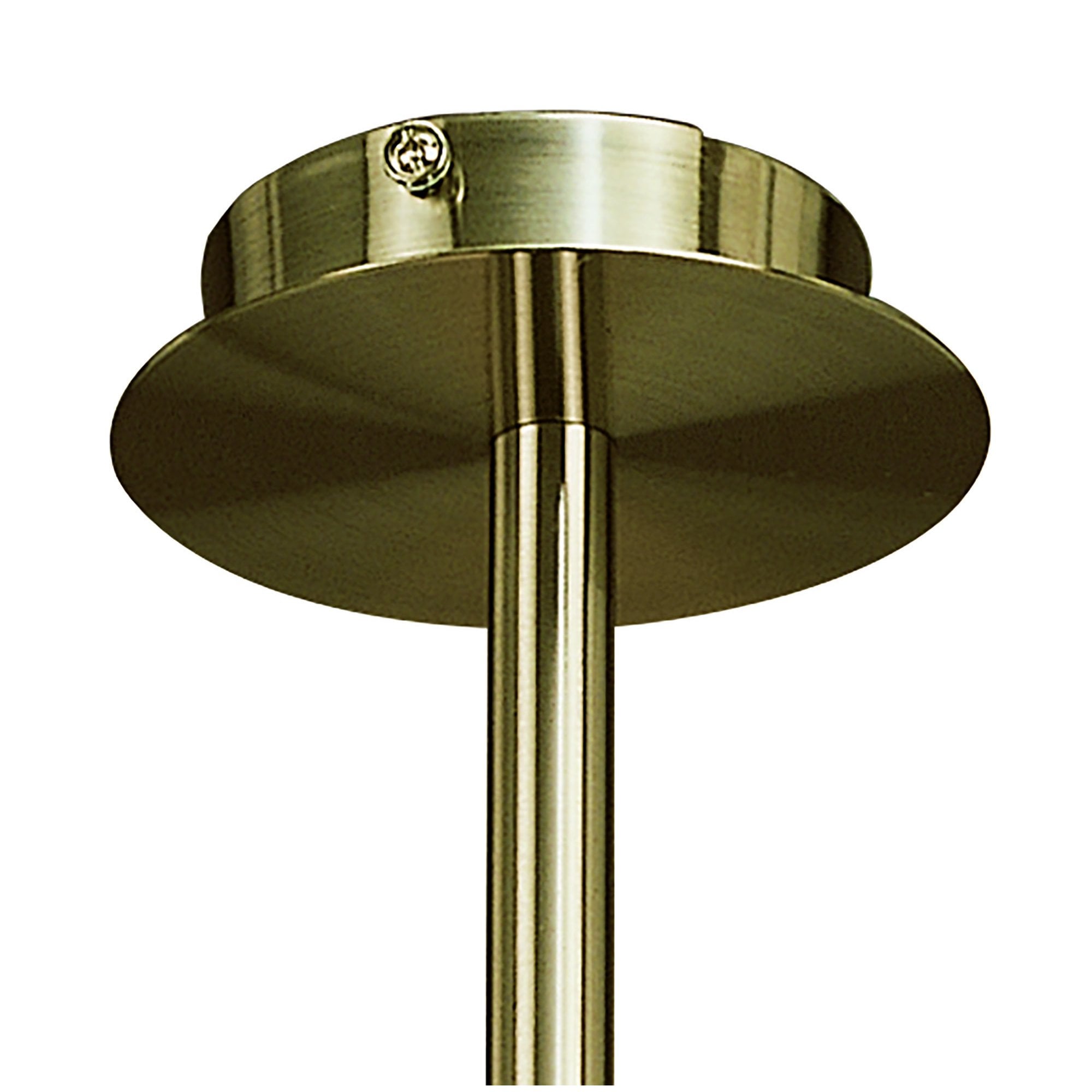 M8011/1 Sphere Semi Flush 3 Light G9 Antique Brass