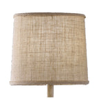 M6180 Sabina Wall Lamp 1 Light Imitation Wood Linen Shade (S)