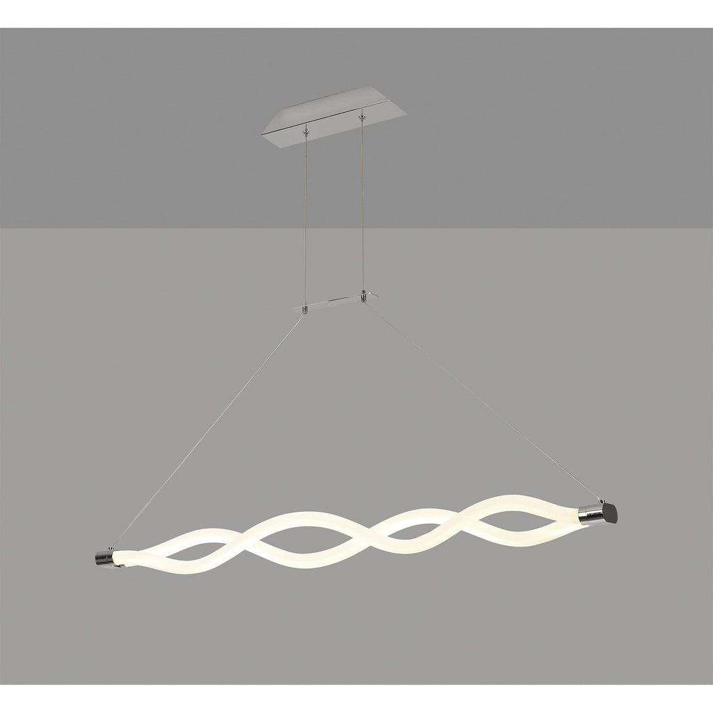 M6612 Sahara II Linear Pendant 40W LED Chrome