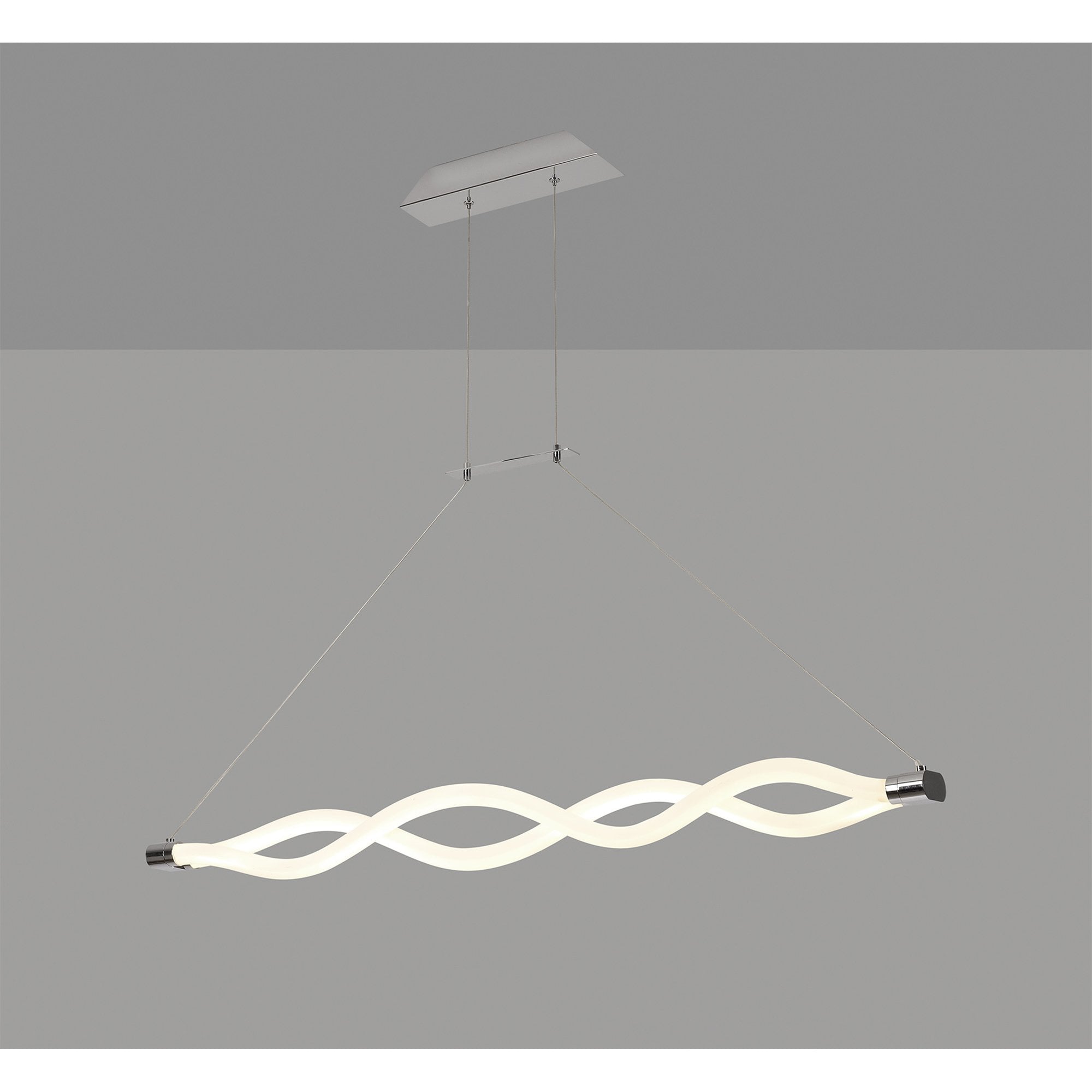 M6612 Sahara II Linear Pendant 40W LED Chrome