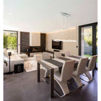 M6612 Sahara II Linear Pendant 40W LED Chrome