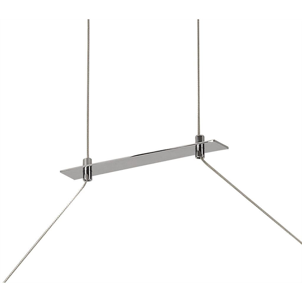M6612 Sahara II Linear Pendant 40W LED Chrome