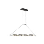 M5400 Sahara Brown Oxide Linear Pendant 36W LED Brown Oxide White Acrylic