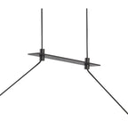 M5400 Sahara Brown Oxide Linear Pendant 36W LED Brown Oxide White Acrylic