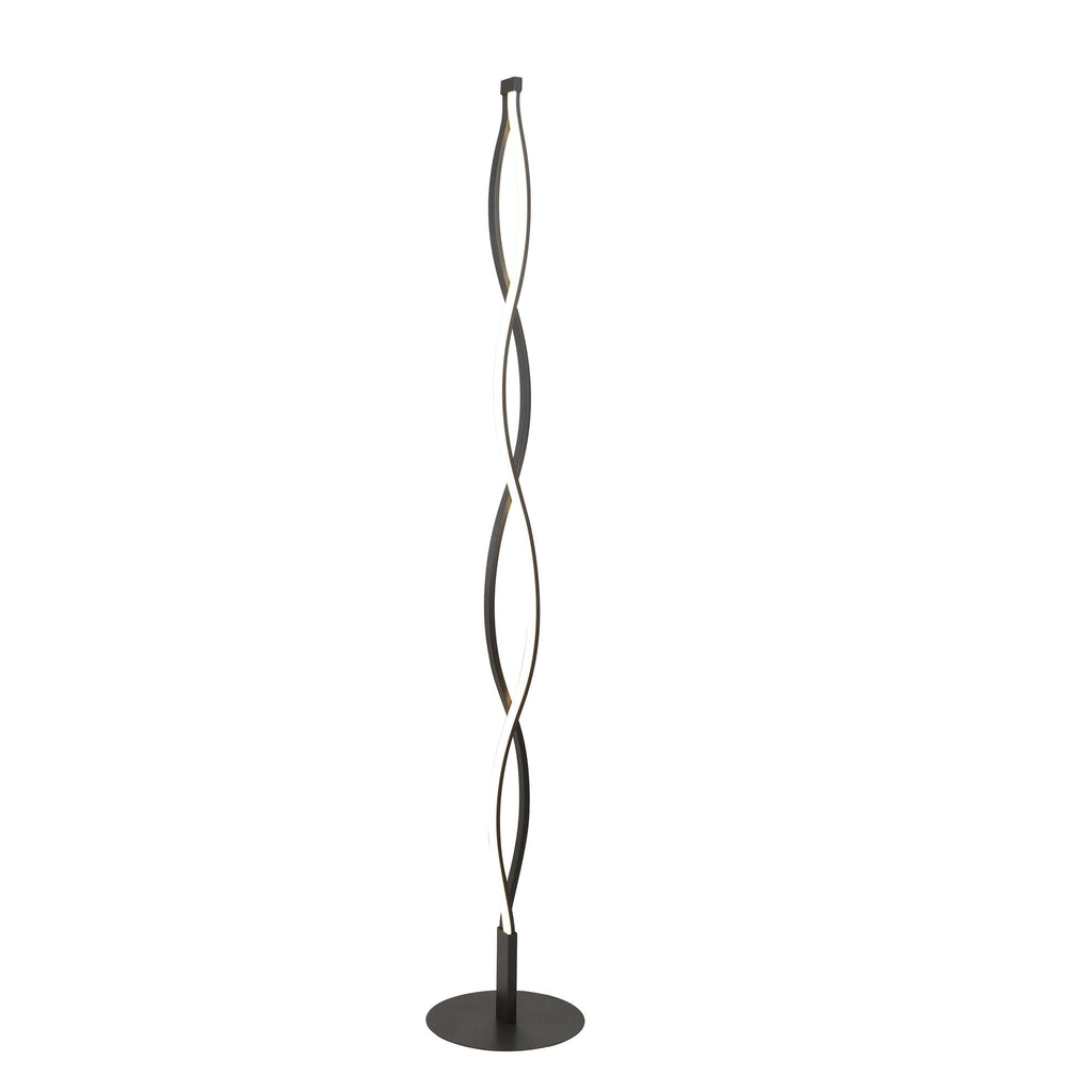 M5401 Sahara Brown Oxide Floor Lamp 21W LED Dimmable Brown Oxide/White Acrylic
