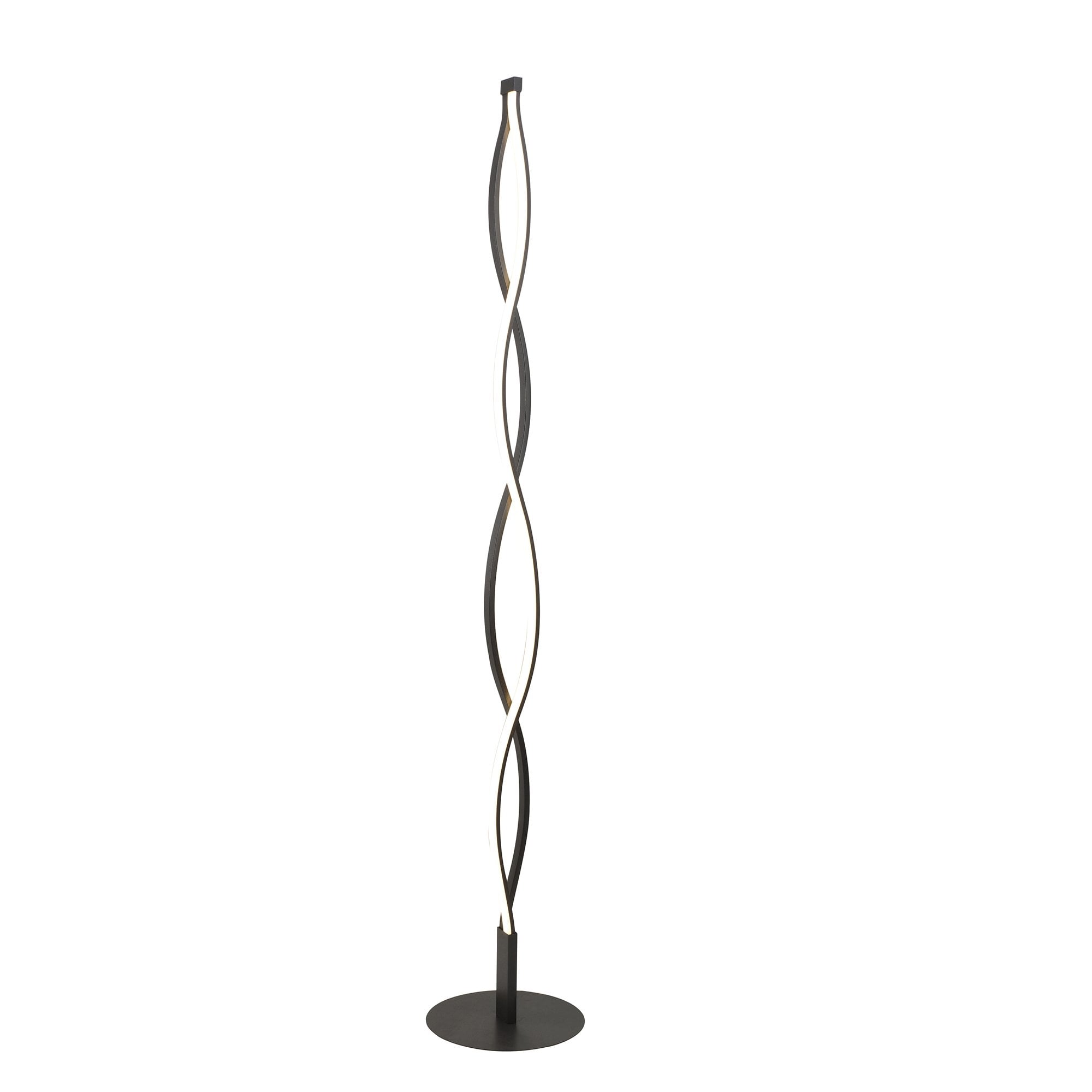 M5401 Sahara Brown Oxide Floor Lamp 21W LED Dimmable Brown Oxide/White Acrylic