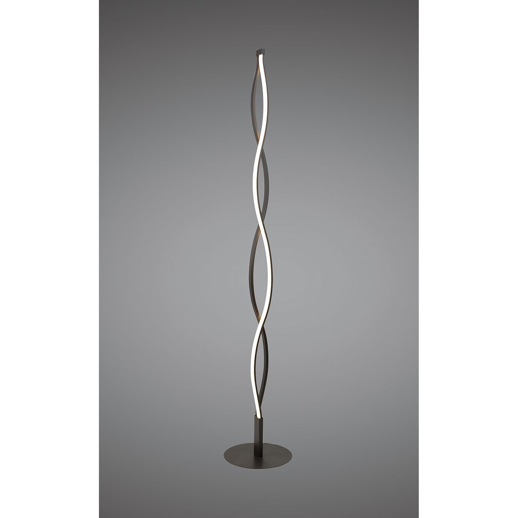 M5401 Sahara Brown Oxide Floor Lamp 21W LED Dimmable Brown Oxide/White Acrylic