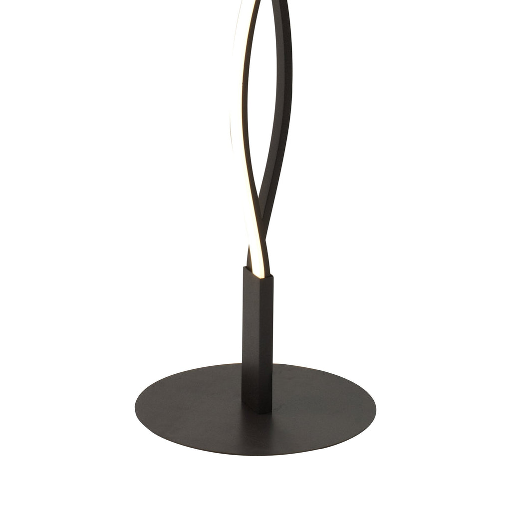 M5401 Sahara Brown Oxide Floor Lamp 21W LED Dimmable Brown Oxide/White Acrylic