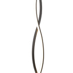 M5401 Sahara Brown Oxide Floor Lamp 21W LED Dimmable Brown Oxide/White Acrylic