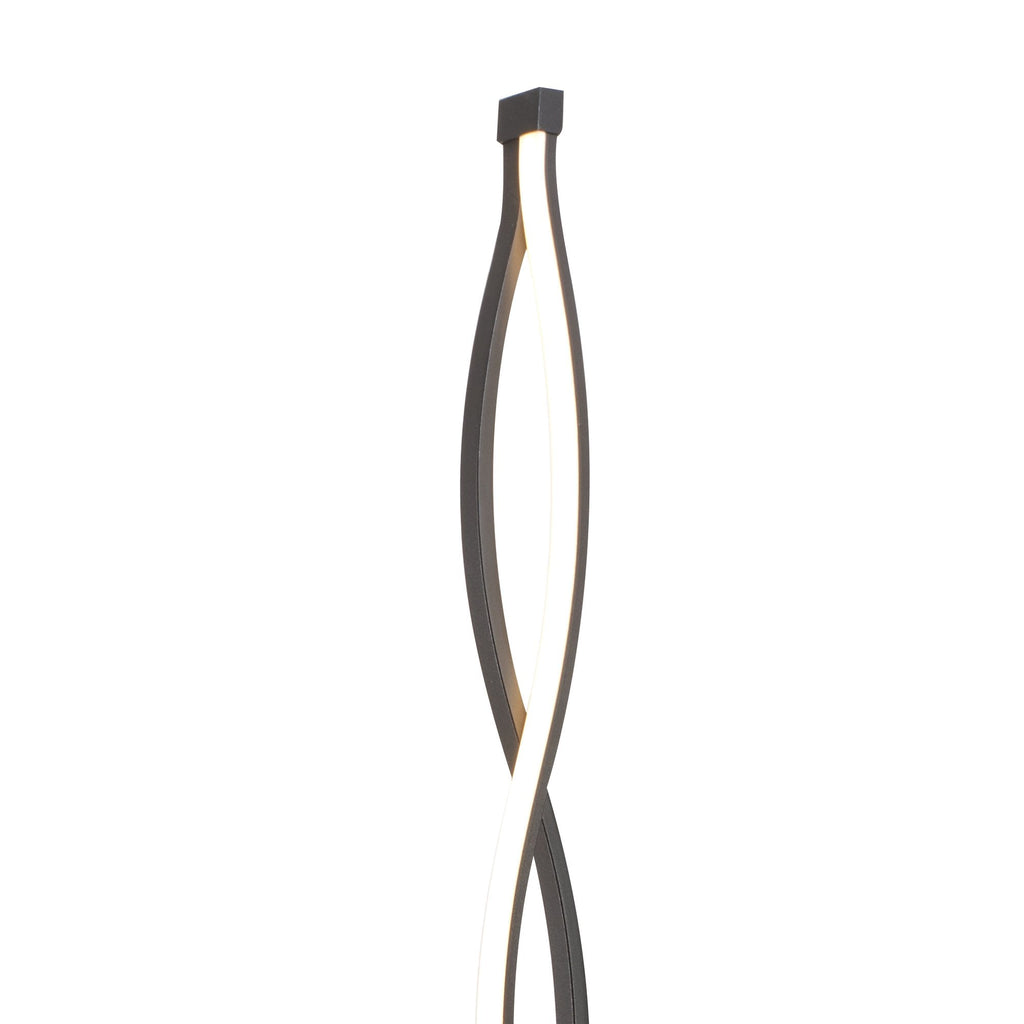 M5401 Sahara Brown Oxide Floor Lamp 21W LED Dimmable Brown Oxide/White Acrylic