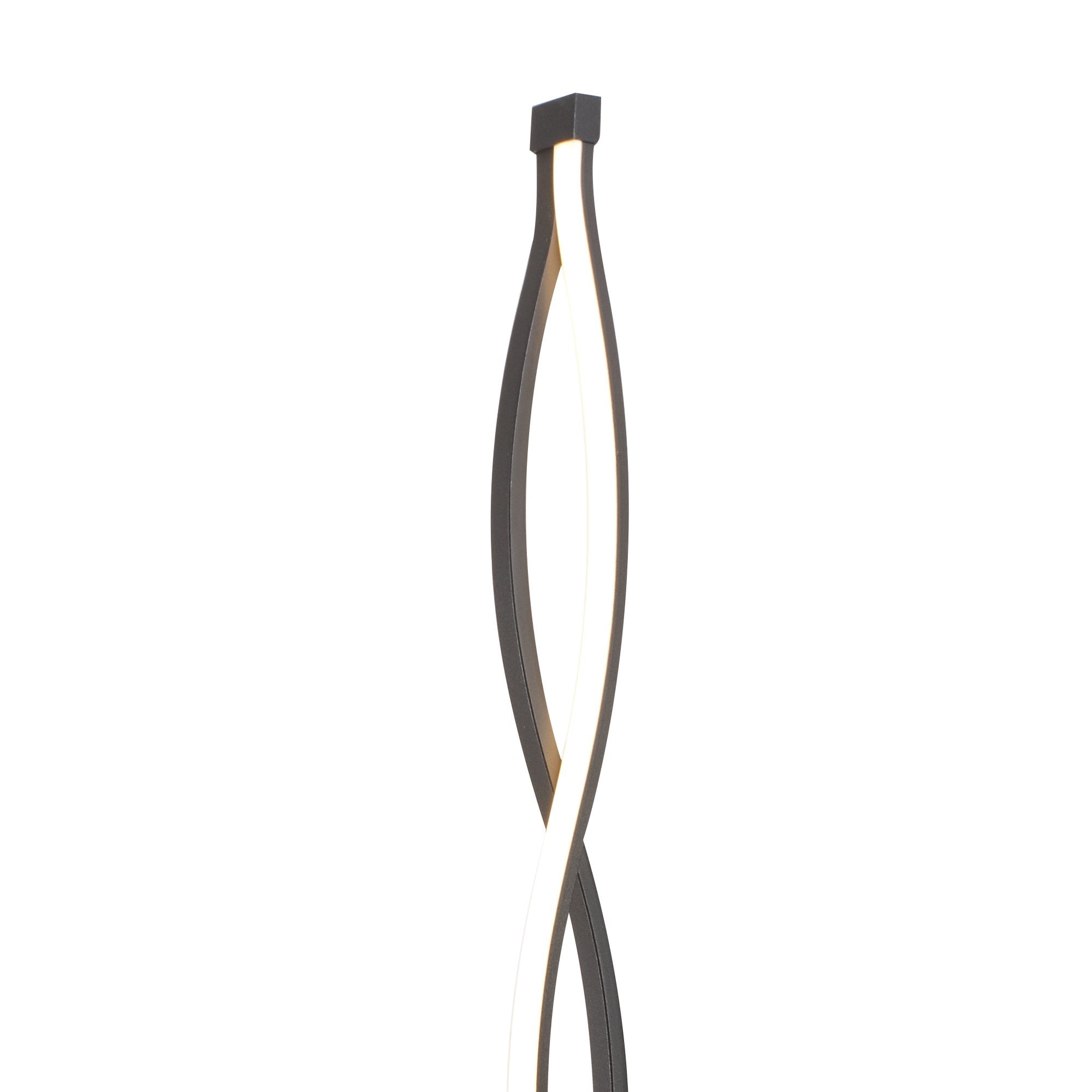 M5401 Sahara Brown Oxide Floor Lamp 21W LED Dimmable Brown Oxide/White Acrylic