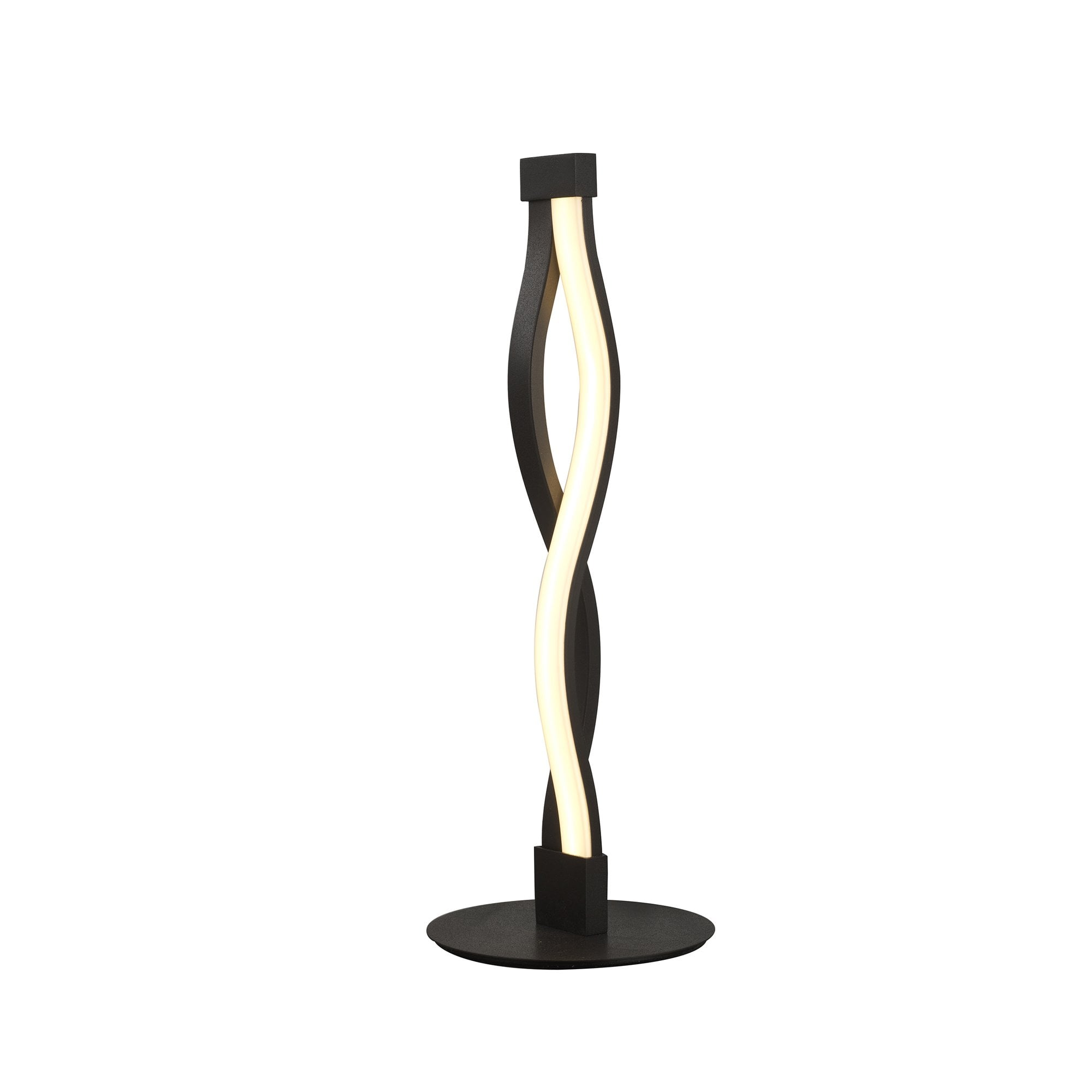 M5402 Sahara Brown Oxide Table Lamp 6W Brown Oxide/White Acrylic