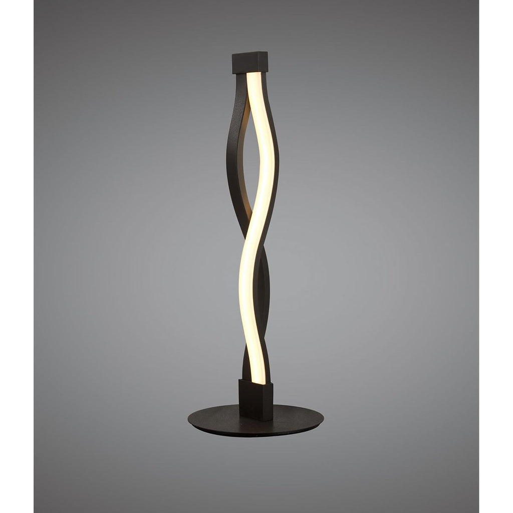 M5402 Sahara Brown Oxide Table Lamp 6W Brown Oxide/White Acrylic