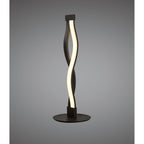 M5402 Sahara Brown Oxide Table Lamp 6W Brown Oxide/White Acrylic