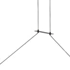 M5817 Sahara Linear Pendant 36W LED Dimmable Frosted Acrylic Brown Oxide