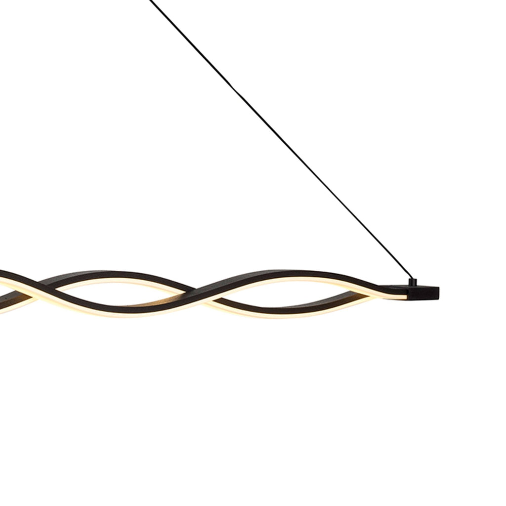 M5817 Sahara Linear Pendant 36W LED Dimmable Frosted Acrylic Brown Oxide