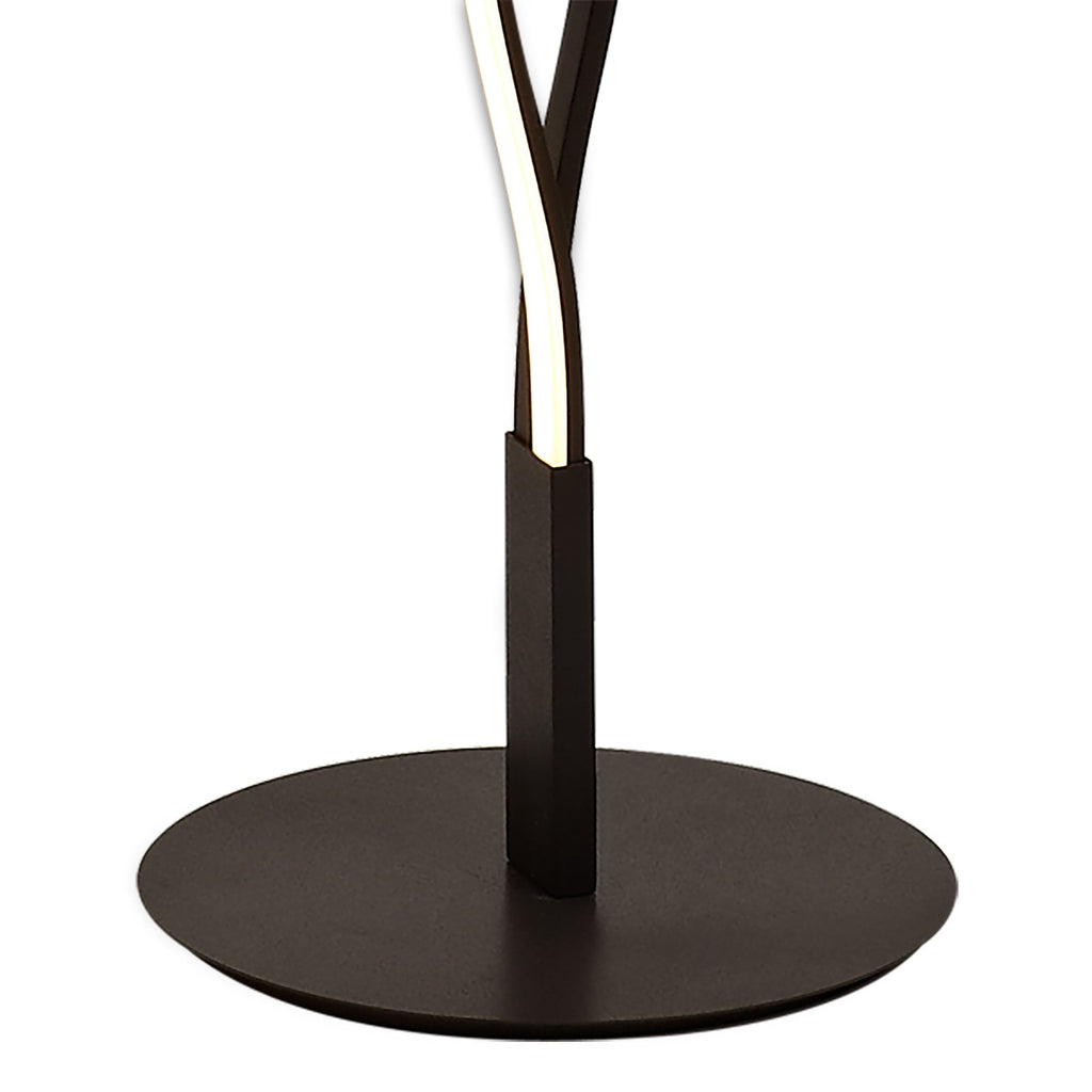 M5802 Sahara XL Floor Lamp 28W LED Dimmable Frosted Acrylic/Brown Oxide