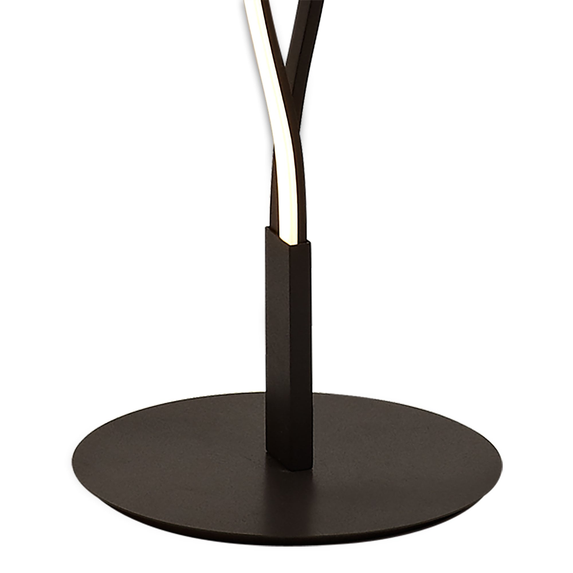 M5802 Sahara XL Floor Lamp 28W LED Dimmable Frosted Acrylic/Brown Oxide