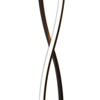 M5802 Sahara XL Floor Lamp 28W LED Dimmable Frosted Acrylic/Brown Oxide