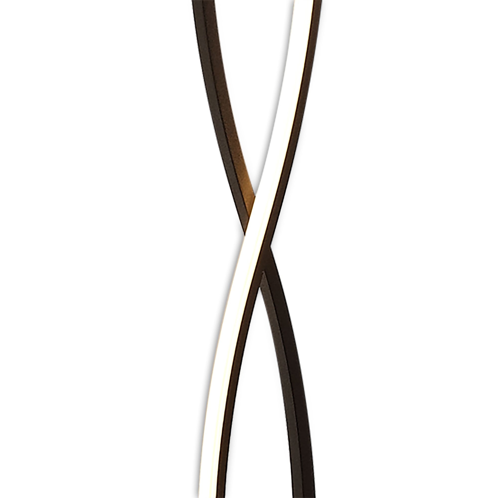 M5802 Sahara XL Floor Lamp 28W LED Dimmable Frosted Acrylic/Brown Oxide
