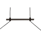M5818 Sahara XL Linear Pendant 42W LED Dimmable Frosted Acrylic Brown Oxide