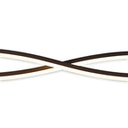 M5818 Sahara XL Linear Pendant 42W LED Dimmable Frosted Acrylic Brown Oxide