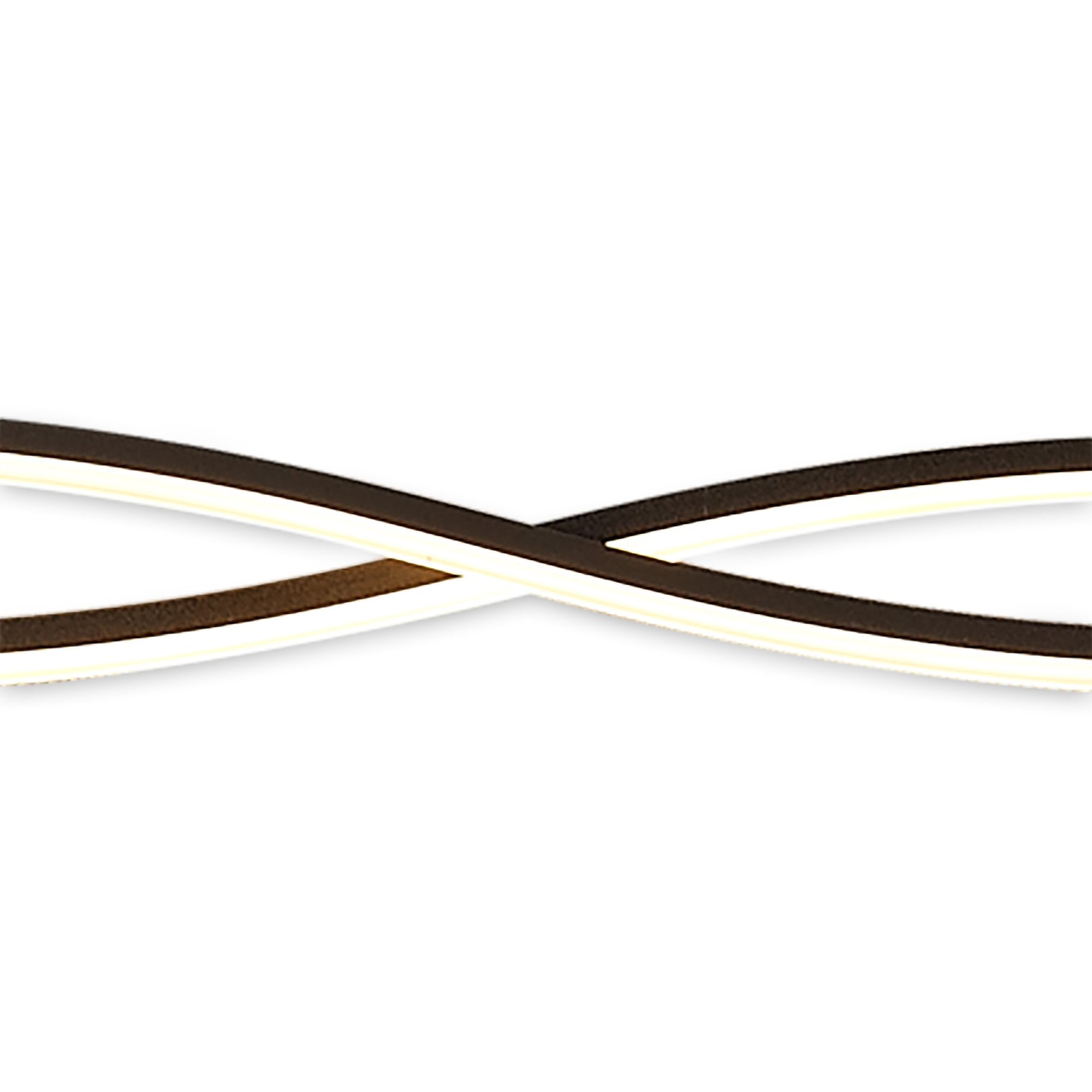 M5818 Sahara XL Linear Pendant 42W LED Dimmable Frosted Acrylic Brown Oxide