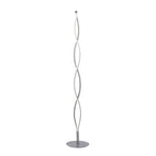M4861 Sahara Floor Lamp 21W LED Silver/Frosted Acrylic/Polished Chrome