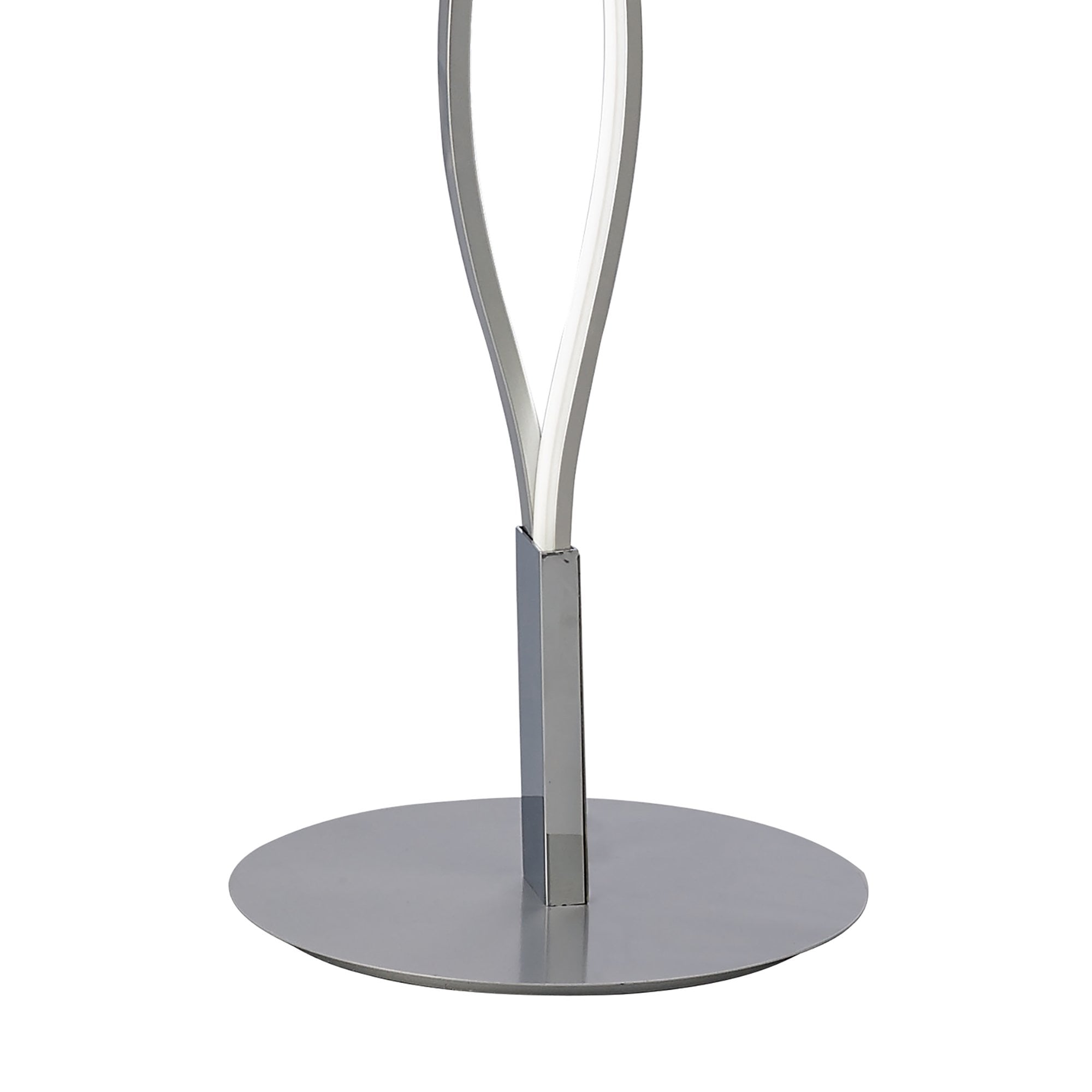 M4861 Sahara Floor Lamp 21W LED Silver/Frosted Acrylic/Polished Chrome