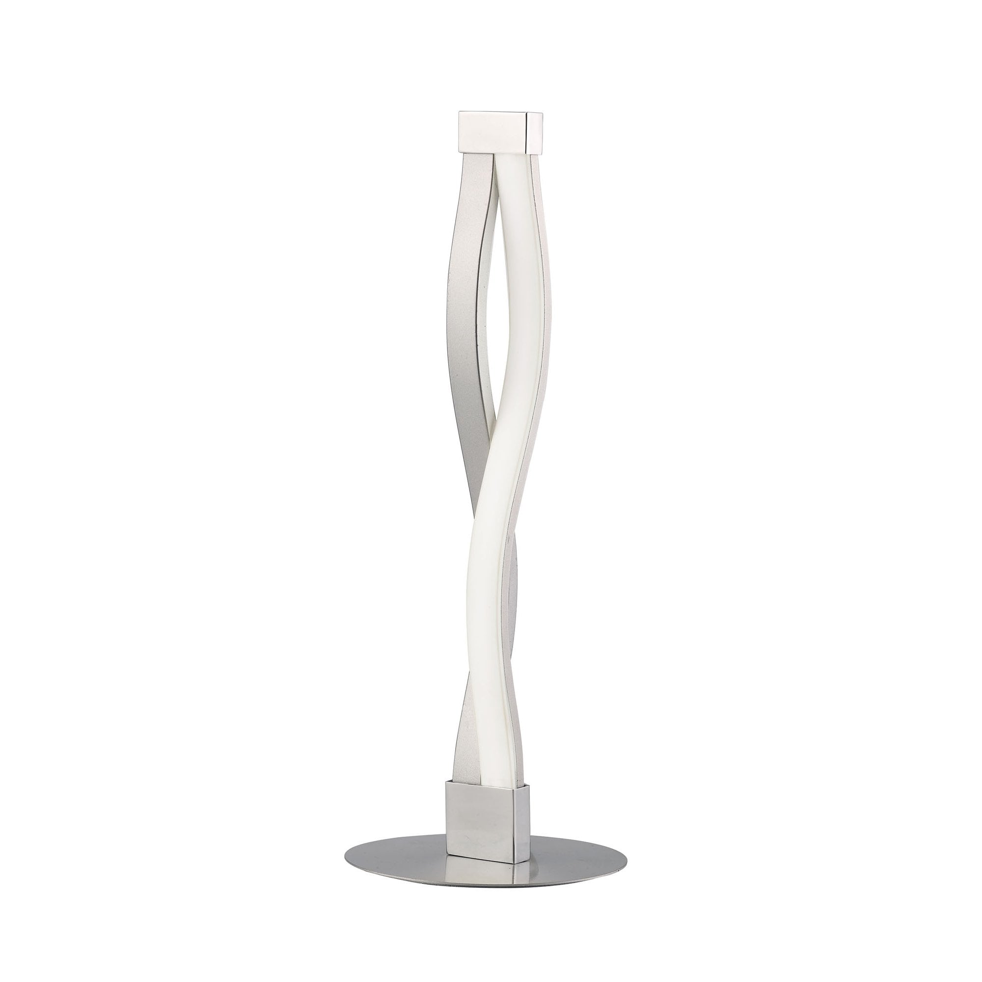 M4862 Sahara Table Lamp 6W LED Silver/Frosted Acrylic/Polished Chrome