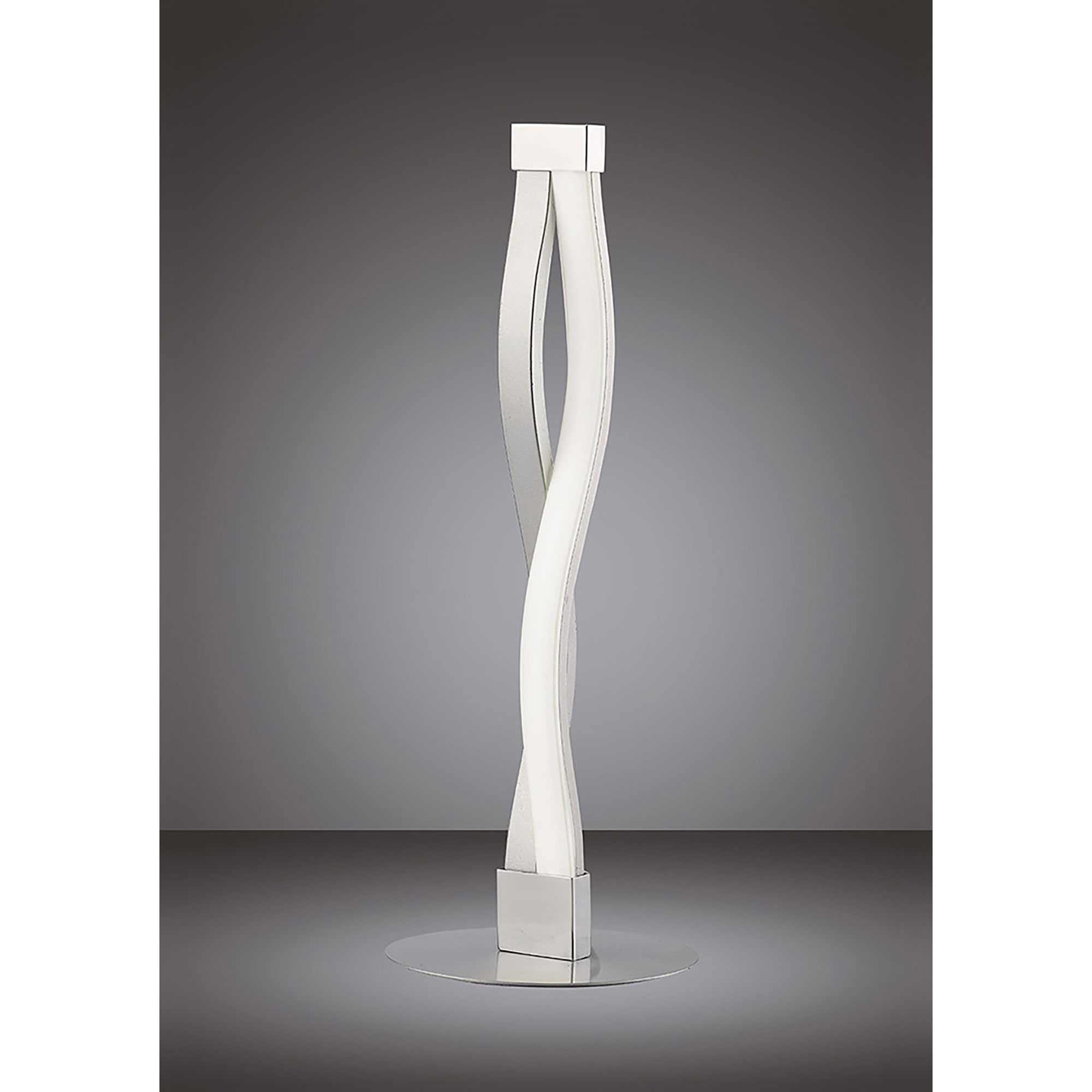 M4862 Sahara Table Lamp 6W LED Silver/Frosted Acrylic/Polished Chrome