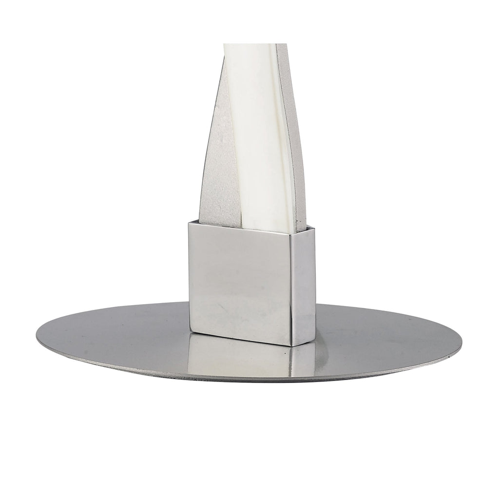M4862 Sahara Table Lamp 6W LED Silver/Frosted Acrylic/Polished Chrome