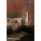 M4863 Sahara Wall Lamp 6W LED Silver/Frosted Acrylic/Polished Chrome