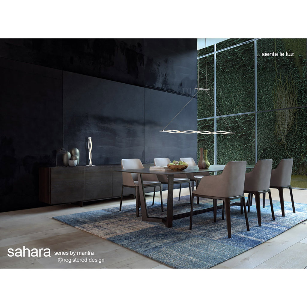M4863 Sahara Wall Lamp 6W LED Silver/Frosted Acrylic/Polished Chrome