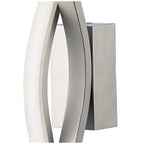 M4863 Sahara Wall Lamp 6W LED Silver/Frosted Acrylic/Polished Chrome