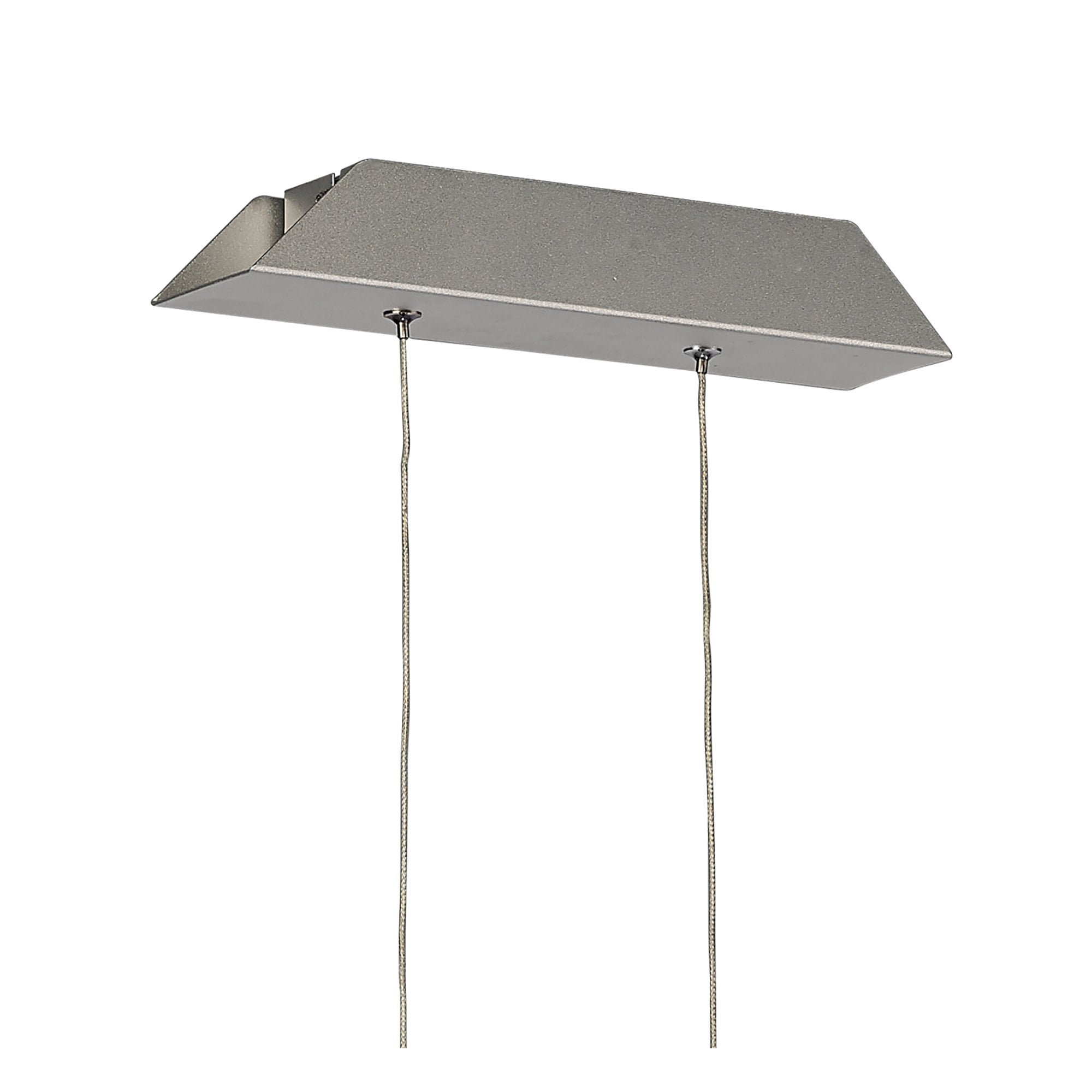 M4865 Sahara XL Linear Pendant 42W LED Silver Frosted Acrylic Polished Chrome