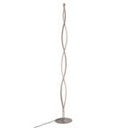 M4866 Sahara XL Floor Lamp 28W LED Dimmable Silver/Frosted Acrylic/Polished Chrome