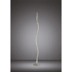 M4866 Sahara XL Floor Lamp 28W LED Dimmable Silver/Frosted Acrylic/Polished Chrome