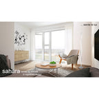 M4866 Sahara XL Floor Lamp 28W LED Dimmable Silver/Frosted Acrylic/Polished Chrome