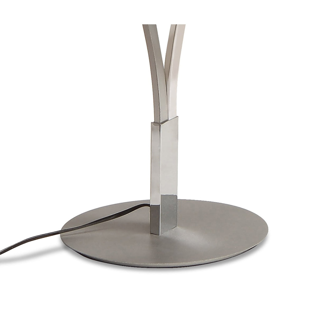M4866 Sahara XL Floor Lamp 28W LED Dimmable Silver/Frosted Acrylic/Polished Chrome
