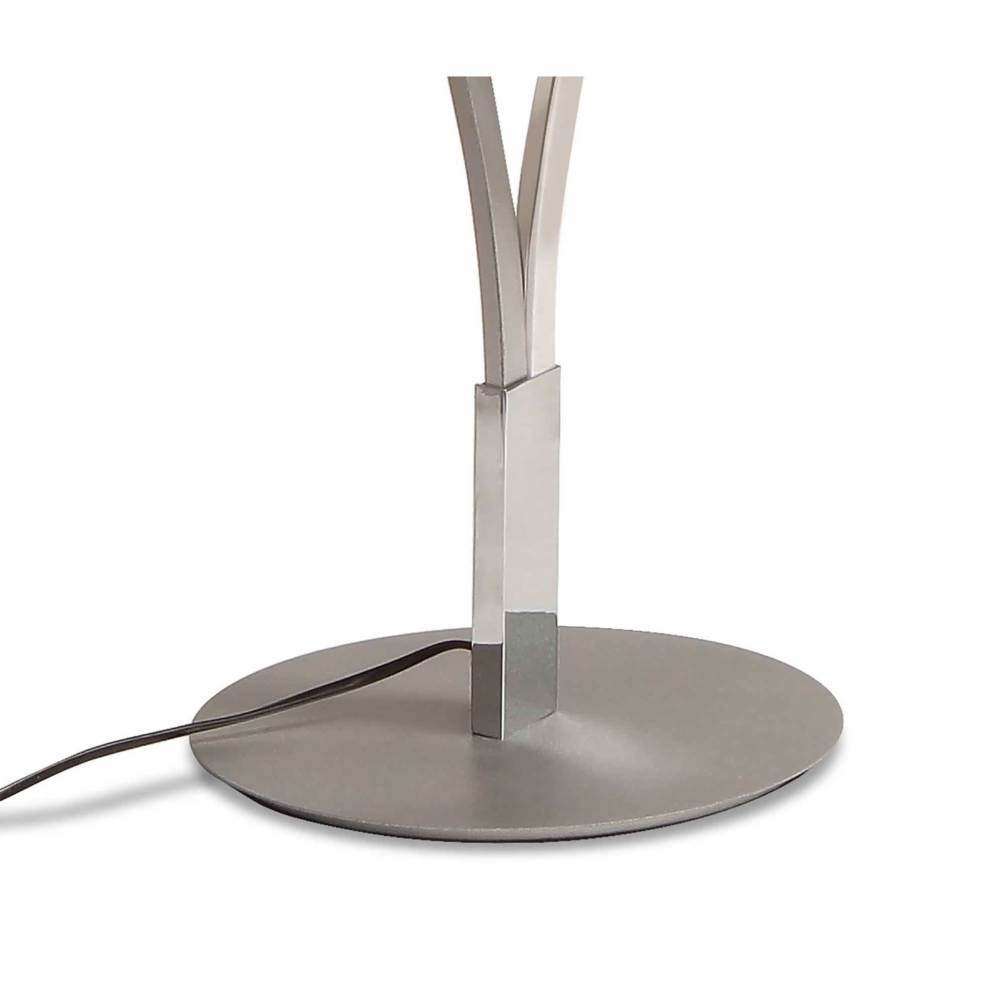 M4866 Sahara XL Floor Lamp 28W LED Dimmable Silver/Frosted Acrylic/Polished Chrome