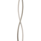 M4866 Sahara XL Floor Lamp 28W LED Dimmable Silver/Frosted Acrylic/Polished Chrome