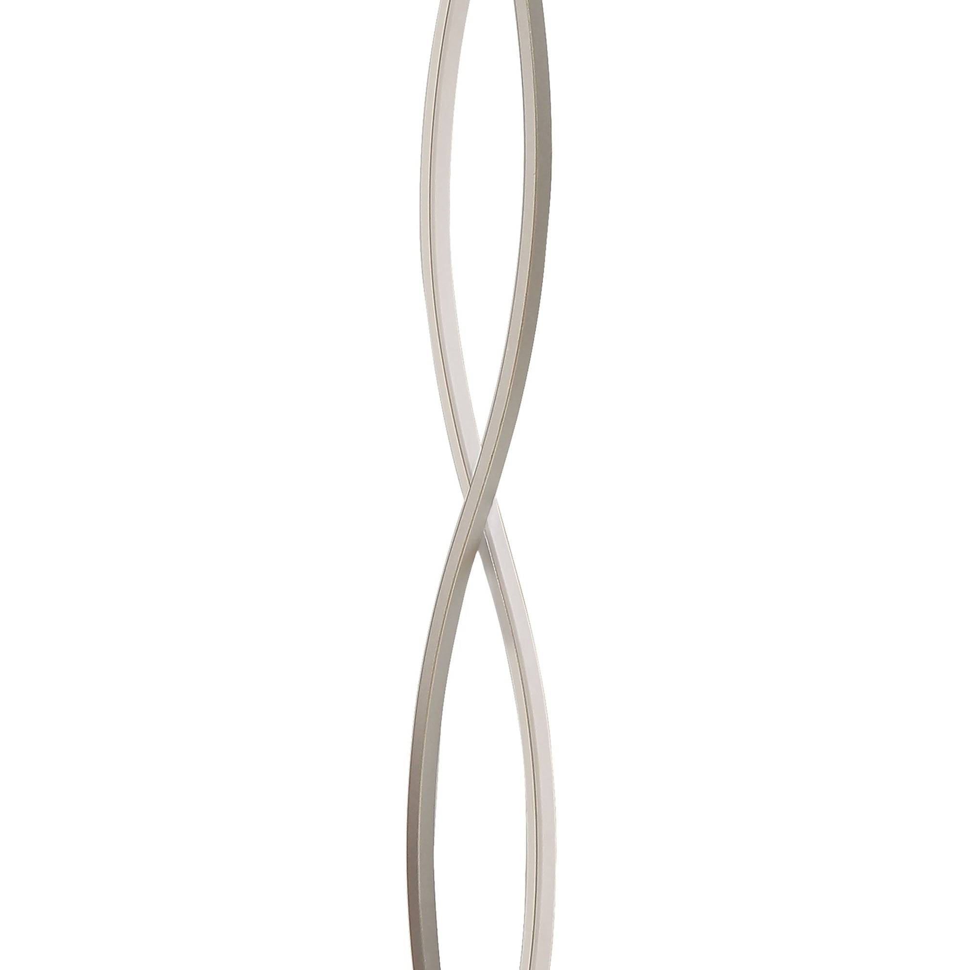 M4866 Sahara XL Floor Lamp 28W LED Dimmable Silver/Frosted Acrylic/Polished Chrome