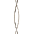 M4866 Sahara XL Floor Lamp 28W LED Dimmable Silver/Frosted Acrylic/Polished Chrome