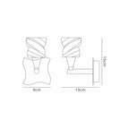 M3021/S Salomon Wall Lamp Switched 1 Light G9 Satin Nickel