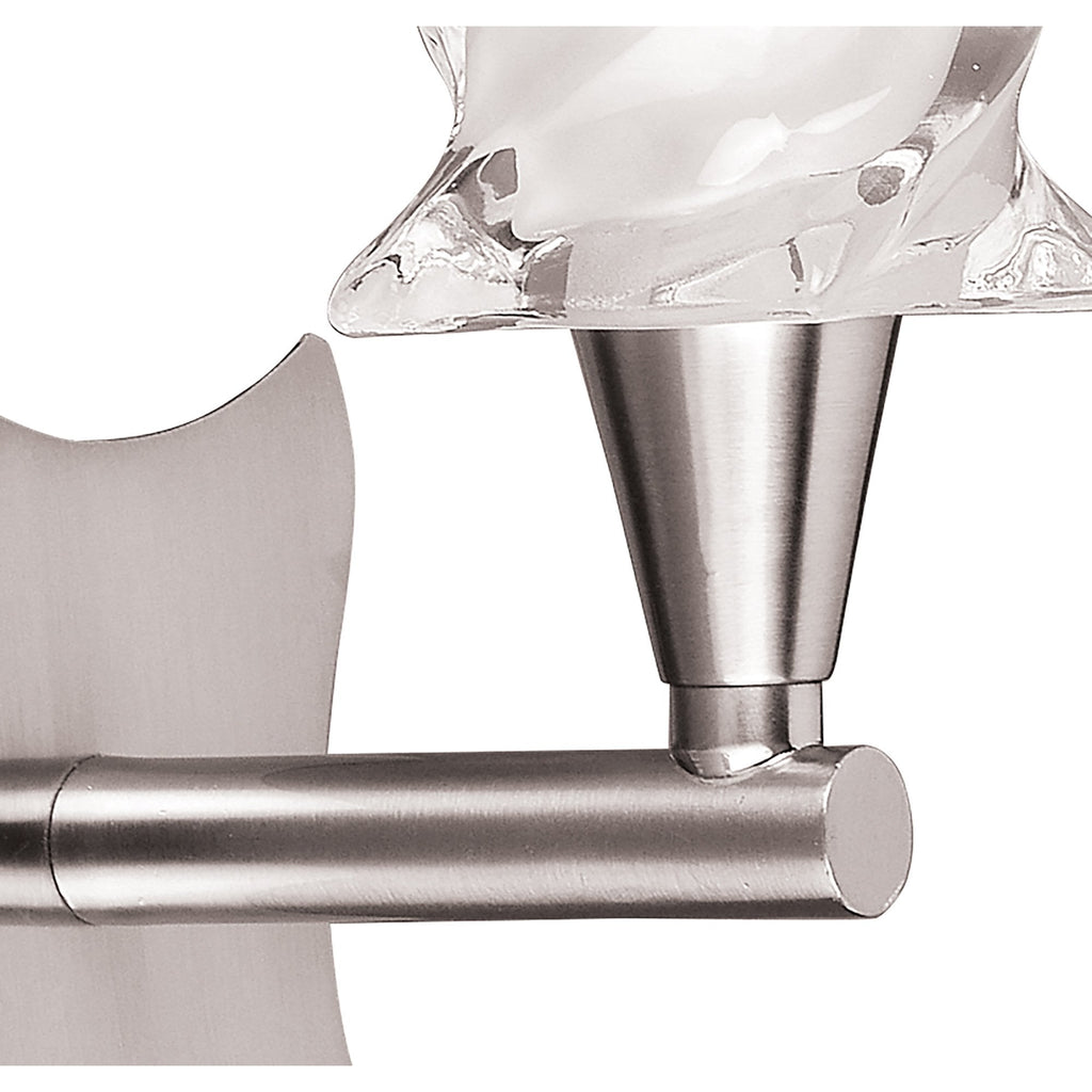 M3021/S Salomon Wall Lamp Switched 1 Light G9 Satin Nickel