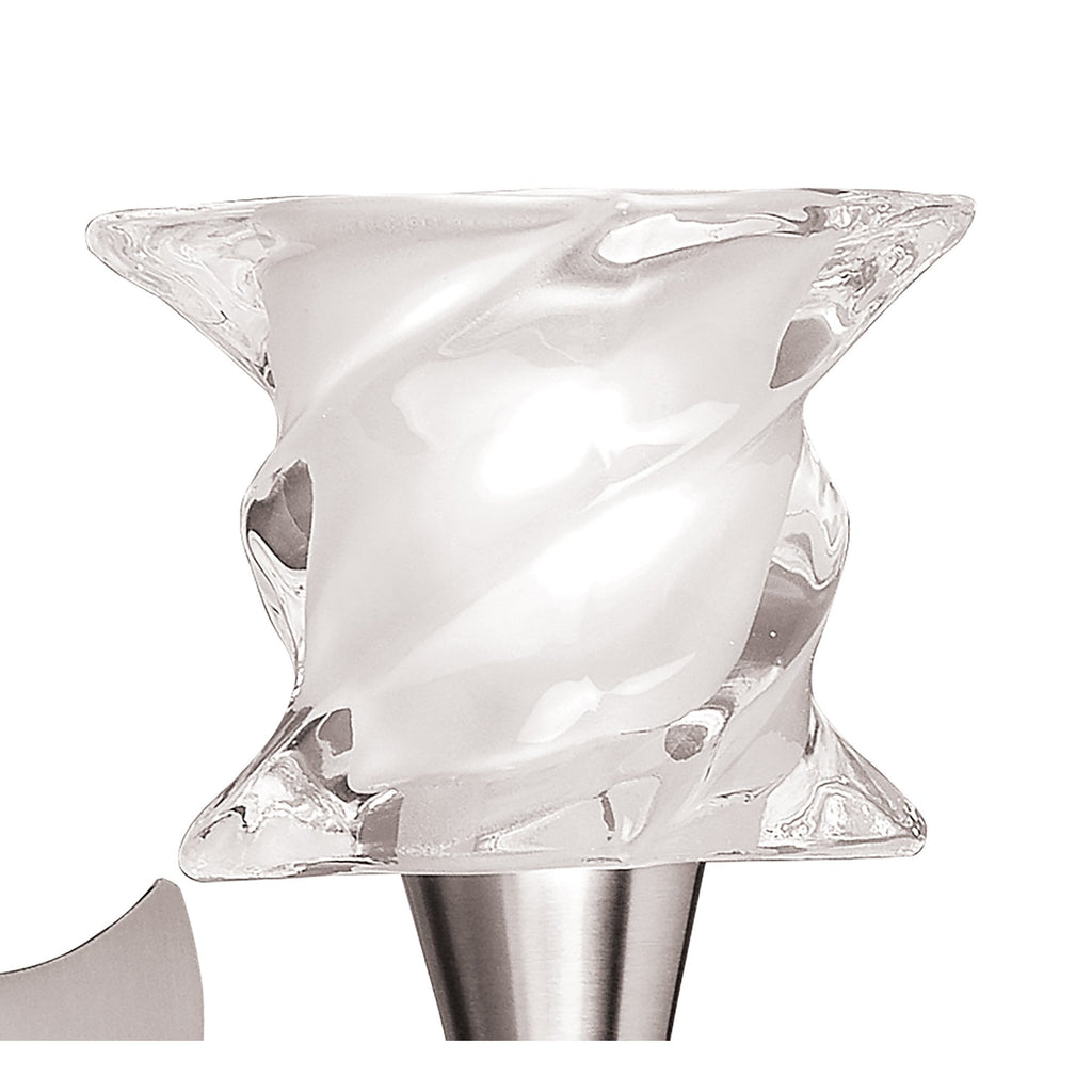 M3021/S Salomon Wall Lamp Switched 1 Light G9 Satin Nickel