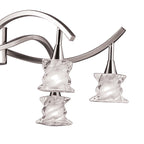 M3030 Salomon Telescopic Lamp 6 Light G9 Satin Nickel