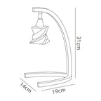 M3033 Salomon Table Lamp 1 Light G9 Satin Nickel